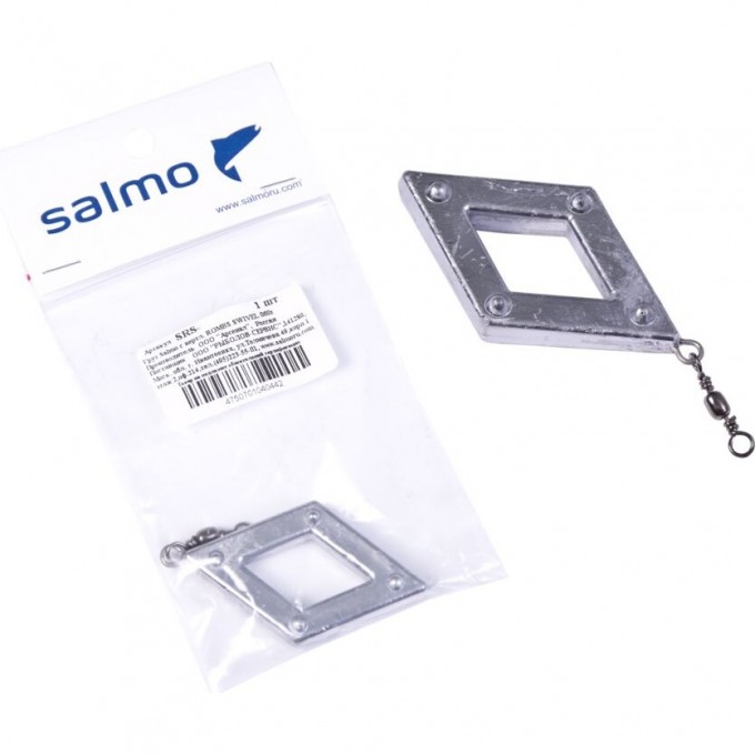 Груз SALMO с вертлюгой Rombs Swivel 100г SRS-100