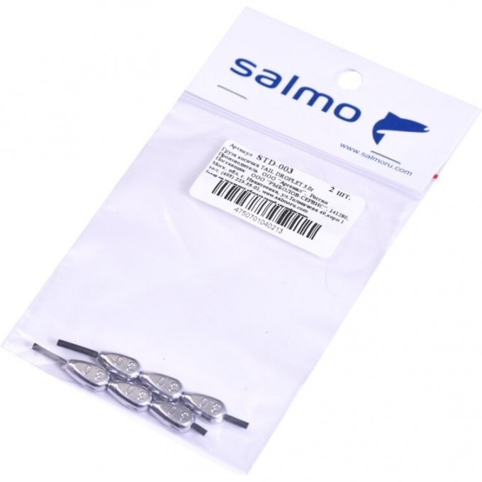 Груза косичка SALMO Tail Droplet 3.0г 2Шт STD-003