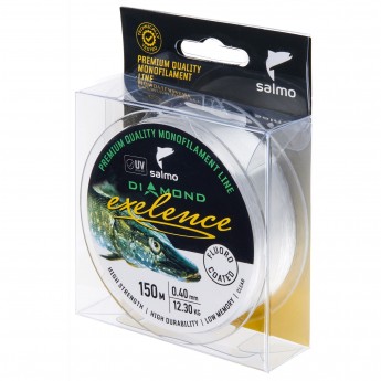 Леска монофильная SALMO DIAMOND EXELENCE FLUORO COATED Clear 150/040