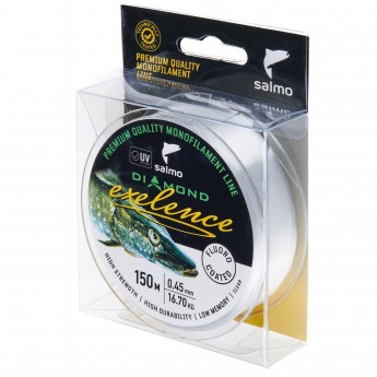 Леска монофильная SALMO DIAMOND EXELENCE FLUORO COATED Clear 150/045