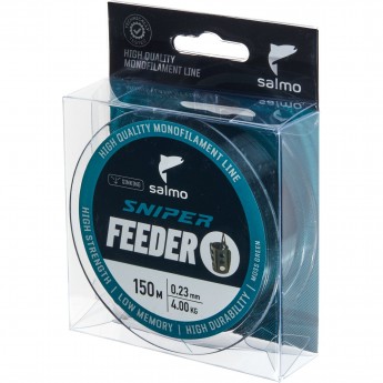 Леска монофильная SALMO SNIPER FEEDER MOSS GREEN 150/023