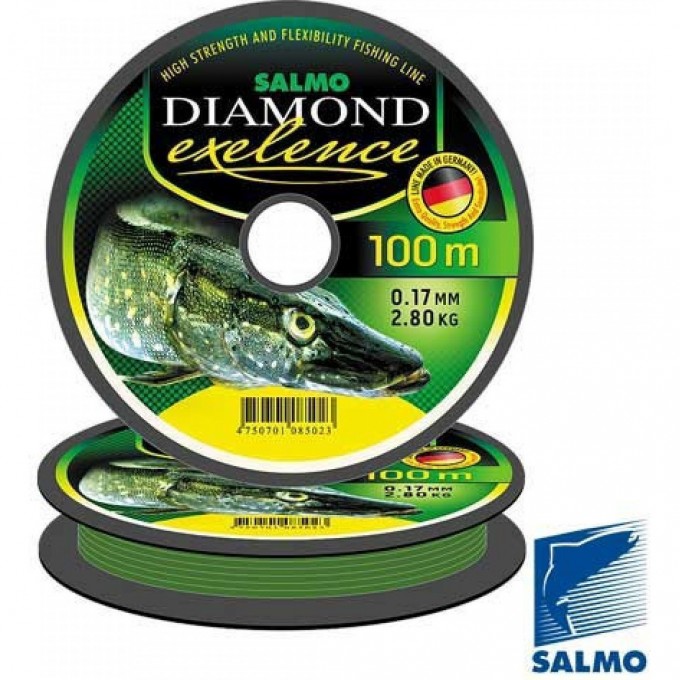Леска монофильная SALMO Diamond Exelence 100/025 4027-025