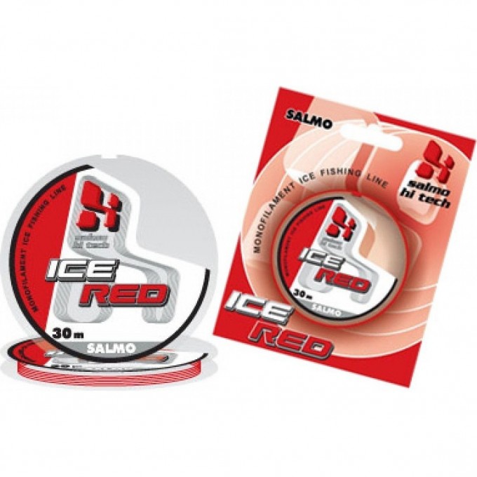 Леска монофильная зимняя SALMO Hi-Tech Ice Red 030/015 4941-015