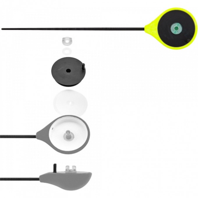 Удочка-Балалайка зимняя SALMO Handy Ice Rod Желтая 414-02